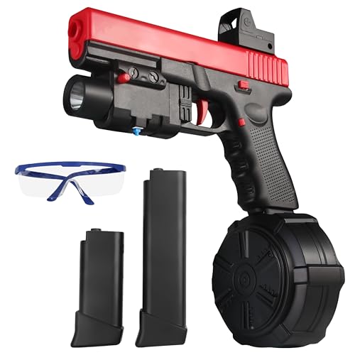 Gel Toys with Goggles and Drum,JM-X2 Outdoor Games and Backyard Fun for Ages 14 Years Old and up and Adults Easter Christmas