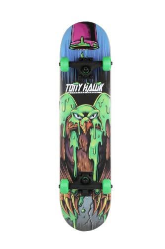 Tony Hawk 31' Skateboard - Signature Series 1 Skateboard with Pro Trucks, Full Grip Tape, 9-Ply Maple Deck, Ideal for All Experience Levels