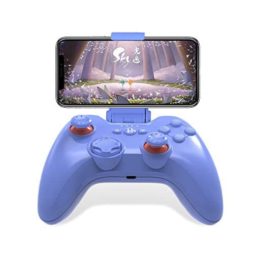 PXN MFi Game Controller for iOS, 6603 Speedy Wireless Joystick Gamepad for iPhone, iPad, iPod, Apple TV (blue)