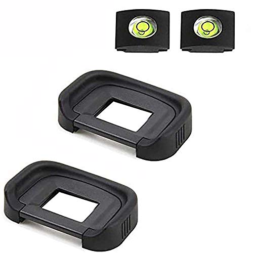 EB Eyepiece Eyecup Eye Cup for Canon EOS 90D/80D/70D/60D/50D/40D/20D/5D Mark II/5D Mark I/6D Mark II/6D Mark I (2-Pack), ULBTER viewfinder Eyecup with Hot Shoe Cover