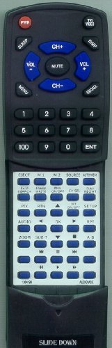 Replacement Remote Control for AUDIOVOX 1364196, VOD100, JMV85, ADV30, JMV12, VOD85