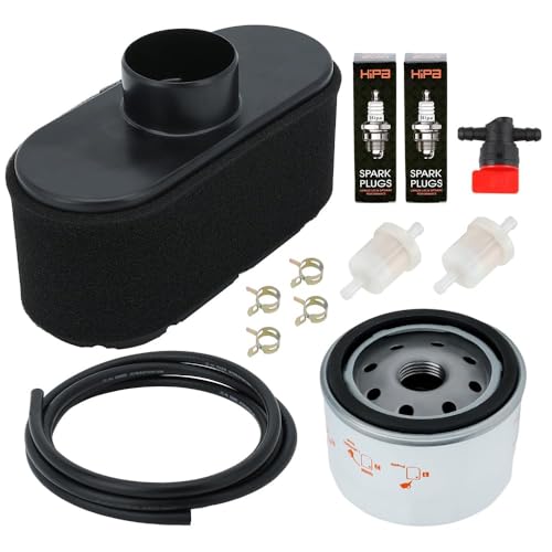 HIPA FR691V Maintenance Tune Up Kit for Kawasaki FR691V FS481V FR651V FR730V FS541V FS600V FS651V FS691V FS730V 4-Stroke Engine Lawn Mower Tractor 11013-0752 Air Filter 49065-7007 Oil Filter