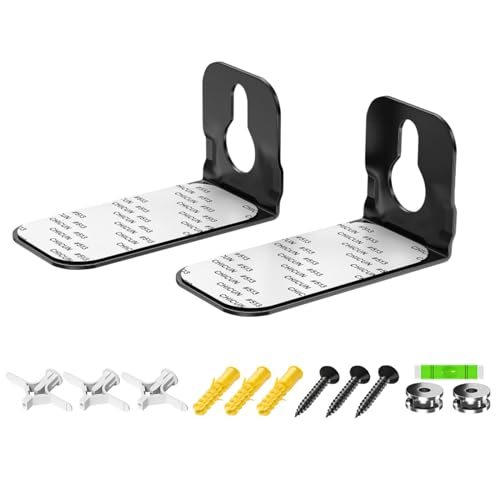notiela Soundbar Mount Shelf for Samsung, Sony, LG, Vizio, Bose, Onn and More Soundbar wall Mount Bracket - Sound Bar Mounts Under TV Mounting Bracket