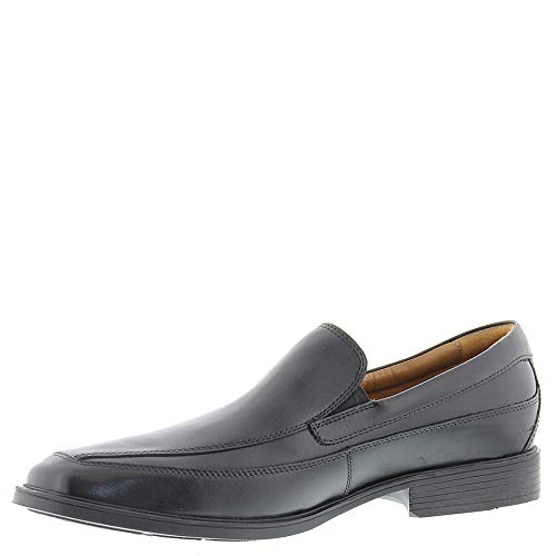 Clarks Men's Tilden Free Loafer, Black Leather, 10.5
