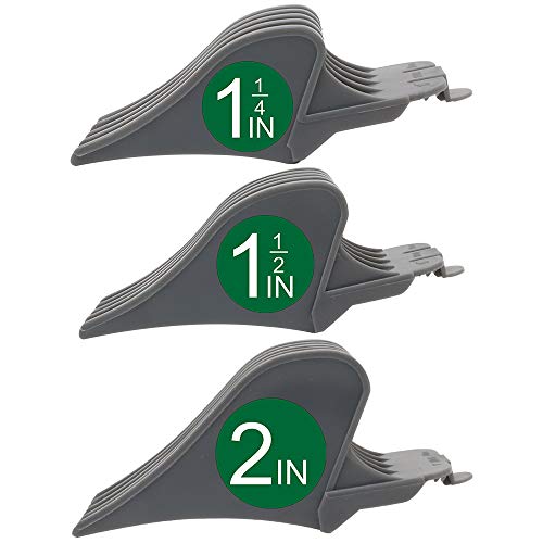 Professional Hair Clipper Combs Guides, Hair Clipper Guards 1 & 1/4' 1 & 1/2' 2', Mega NO.16 NO.12 NO.10 fits for most Wahl Clippers (NO.10+NO.12+NO.16, Gray)