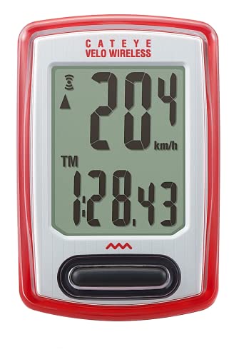 CATEYE - Velo Wireless Bike Computer (Red)