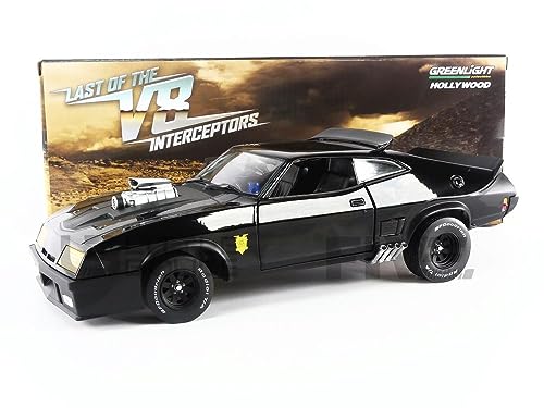 Greenlight 12996 1:18 Scale Last of The V8 Interceptors (1979) 1973 Ford Falcon XB, Black