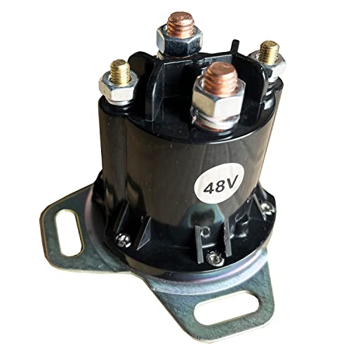 BestAccess EZGO RXV 48V Solenoid 4 Terminal Golf cart Solenoid for EZGO RXV Replace OEM#624317,649373