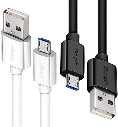 Micro USB Cable,2Pack Extra Long Android Charger Cable 10Ft 6Ft, EnduringFast Phone Charger Cord Android USB Charging Cable for Samsung Galaxy S7 S6 S7 Edge S5,Note 5 4,LG G4,HTC,PS4,Camera,MP3