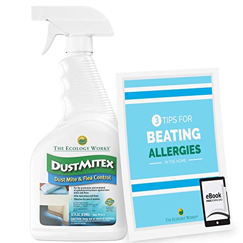 DustmiteX Spray - Allergy & Asthma Relief - Removes Dust Mites from Home, Bed, Pet Bedding & Furniture