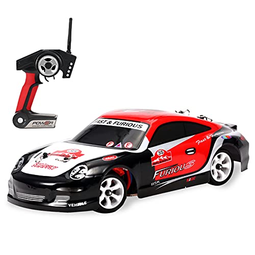 GoolRC WLtoys K969 RC Car, 1:28 Scale 2.4GHz Remote Control Car, 4WD 30KM/H High Speed RC Racing Car, Drift Car for Kids and Adults
