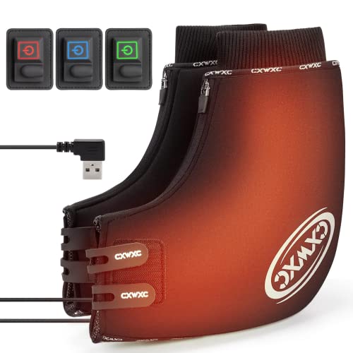 Heated Handlebar Mittens- 3 Heating Temperature Adjustable Windproof & Waterproof Fat Bike Bar Covers - Commuter Mountain Road Bicycle Bar Warmer Covers for Winter Cycling