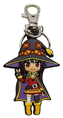 Great Eastern Entertainment Isekai Quartet S2- SD Megumin PVC Keychain (Konosuba Character)