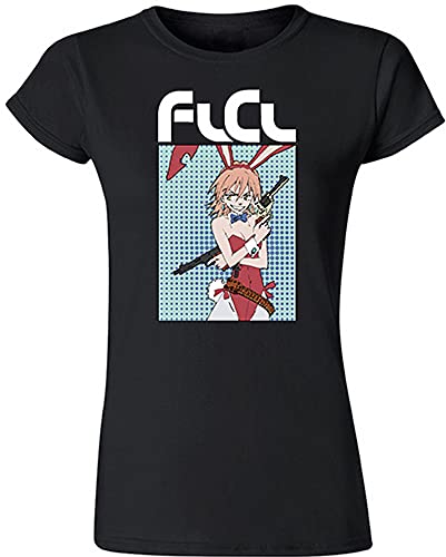 Great Eastern Entertainment Men's FLCL-Haruko JRS T-Shirt, Multicolored, Large