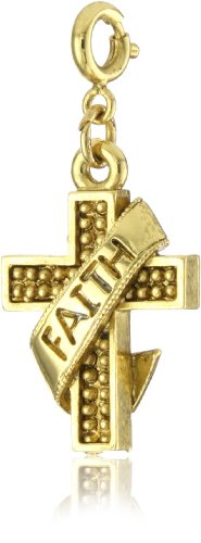 The Vatican Library Collection Cross Faith Banner Charm