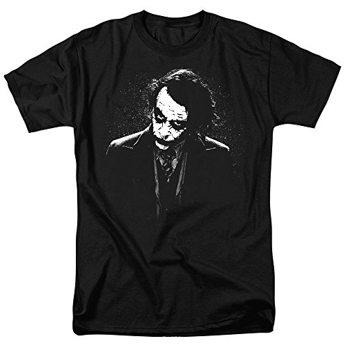 Popfunk The Dark Knight Heath Ledger Dark Joker T Shirts & Stickers (Medium) Black