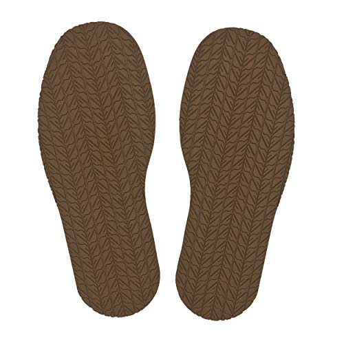 KANEIJI Shoe Replacement Rubber Full Out Sole,4mm Thickness, one Pair (Khaki)