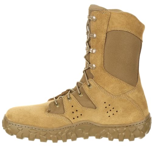 Rocky Men's S2V Predator Military and Tactical Boot, Coyote Brown, 9.5