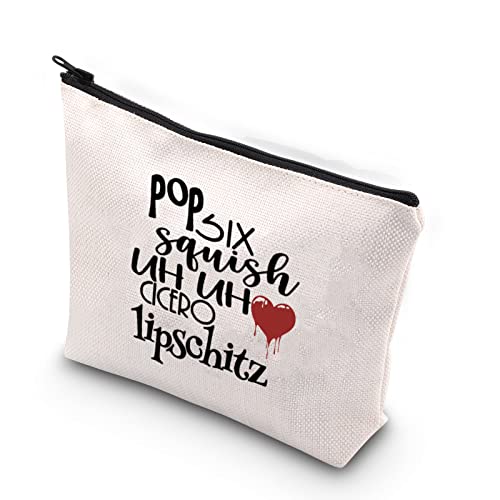 WCGXKO Chicago Musical Inspired Gift Six Squish Uh Uh Cicero Lipschitz Zipper Pouch Cosmetic Bag (POP SIX)