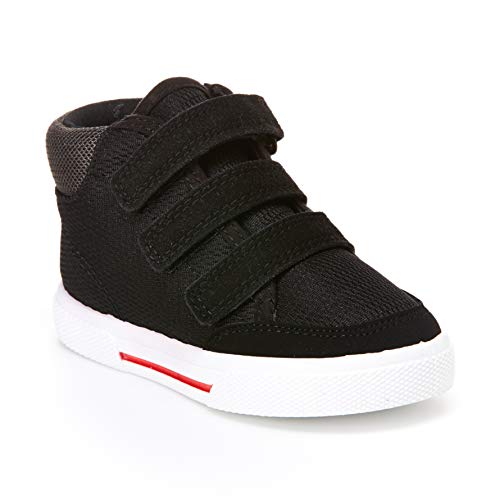 Simple Joys by Carter's Kids Daniel High-Top Sneaker, Black, 4 US Unisex Toddler