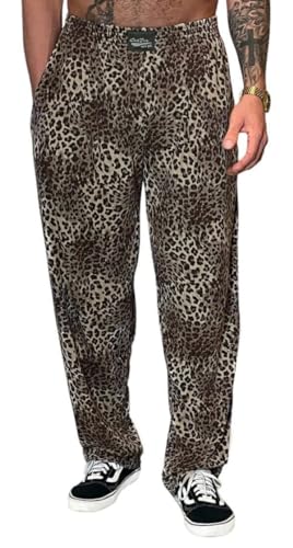 Crazee Wear Loose Fit Baggy Workout Gym Sweat Pants with Two Front Pockets