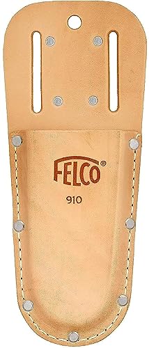 Felco Leather Holster (F 910) - Tool Pouch for Pruning Shears or Construction / Utility Tools 26 x 16 x 12 cm