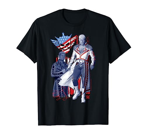 WWE 4th Of July Cody Rhodes Full Body Americana Retro Poster T-Shirt