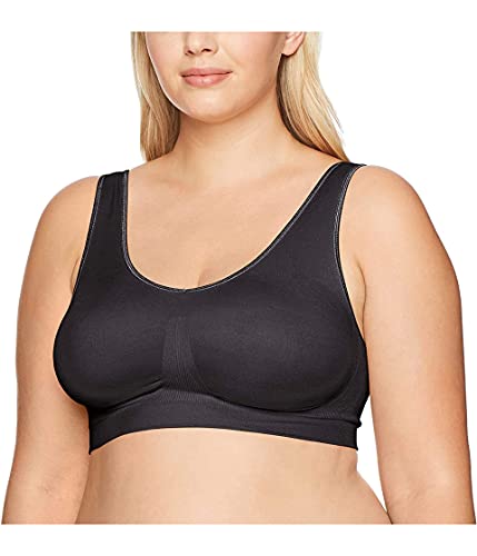 Bali Women's One Smooth U Bralette, Black, Medium