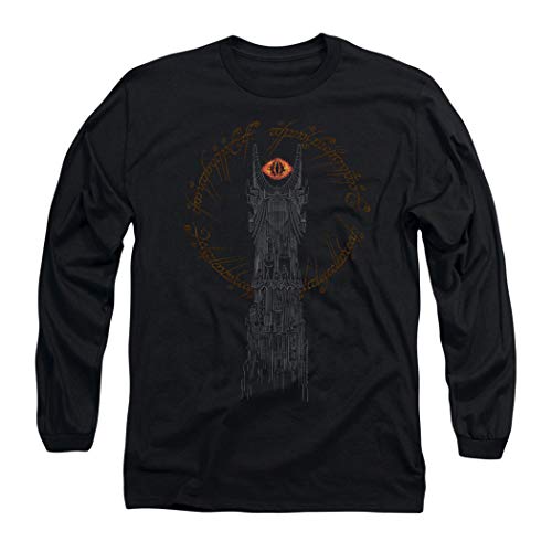 Lord of the Rings Tower of Sauron Eye Longsleeve T Shirt & Stickers (Large)