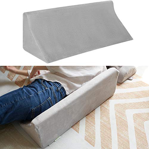 OasisSpace Wedge Pillow Body Position Back Positioning Elevation Pillow with Removal Cover, Pregnancy Bedroom Elevated Body Alignment Ankle Support Pillow Leg Bolster for Side Sleeper