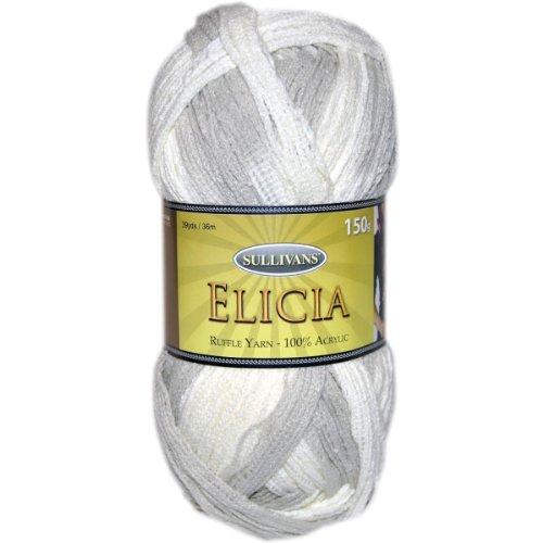 Sullivans Elicia Ruffle Yarn-Creamer