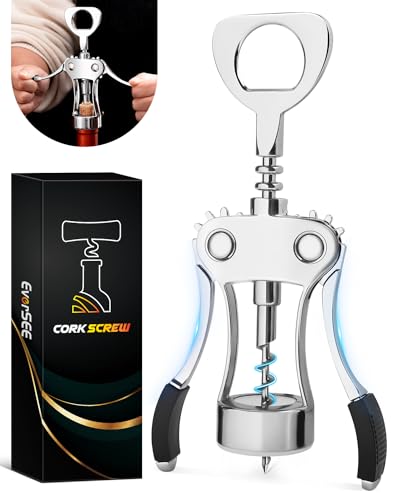 Christmas Stocking Stuffers for Men Women Wine Opener Gifts for Adults Wine Bottles Opener Wing Corkscrews Valentine's Birthday Unique Gadgets Ideas for Dad Father Mom Him Her Who Have Everything