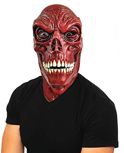 Rubie's mens Marvel Universe Red Skull Overhead Latex Costume Mask, As Shown, One Size US