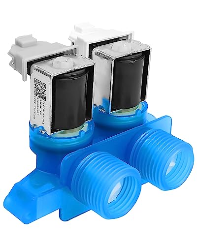 Upgraded Washer Water Inlet Valve Replace W10289387 WPW10289387 AP6018779 PS11752082 Fit for Whirlpool Washing Machine MHW6000XR0 MHW6000XR1 MHW6000XR2 MHW6000XW0 MHW6000XW1 MHW6000XW2