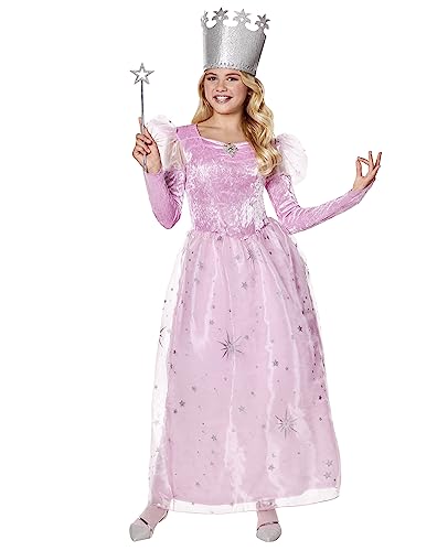 Spirit Halloween The Wizard of Oz Kids Glinda Costume - M | Officially Licensed | Good Witch | Wicked | Halloween Costumes for Children