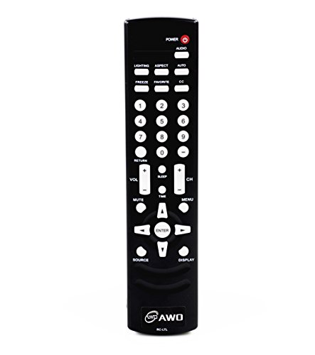 AWO RC-LTL Replacement Remote Control for OLEVIA LED LCD TV HDTV OLEVIA 226-T11 OLEVIA 226S11 OLEVIA 226T OLEVIA 226V OLEVIA 227-S11 OLEVIA 227-S12 OLEVIA 227V OLEVIA 232-S11 OLEVIA 232-S12
