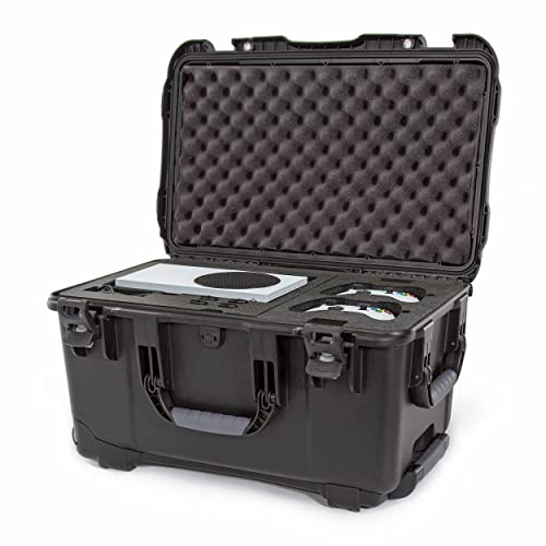 Nanuk 938 Waterproof Hard Case with Wheels and Foam Insert for Xbox Series X or S - Black
