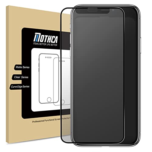 Mothca Matte Glass Screen Protector for iPhone 11/iPhone XR Anti-Glare & Anti-Fingerprint Tempered Glass Clear Film Full Screen Case Friendly Easy Install Bubble Free foriPhone 11/XR - Smooth as Silk