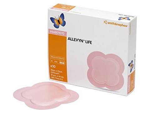 Smith & Nephew Foam Dressing Allevyn Life 8.25 X 8.25' Quadrilobe Sterile (#66801070, Sold Per Box)