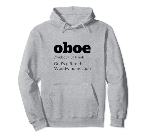 Oboe Definition Pullover Hoodie - Oboe Player Hoodie