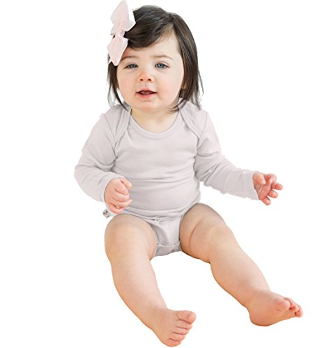 Woolino Long Sleeve Bodysuit, 100% Merino Wool, 6-12 Months, Beige