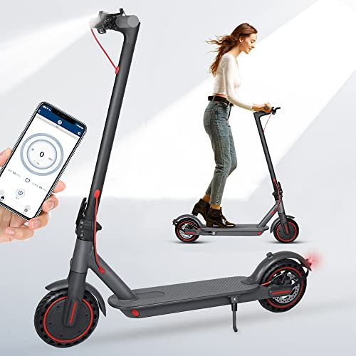 Electric Scooter for Adults Teens,350W Electric Scooter Up to 19MPH & 19-21Miles Range Sport Foldable Scooter Double Braking Electric Scooters for Commuter,8.5' Tires Electric Scooter for Adults