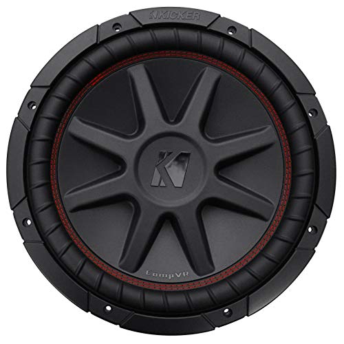 KICKER 12' 800 Watt CompVR 4 Ohm DVC Sub Woofer Car Power Subwoofer | 43CVR124