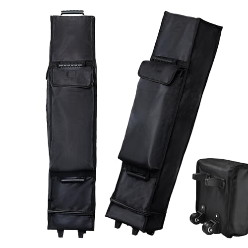 Inlun Outdoor Canopy Portable Folding Bag for 10x10 Pop Up Canopy Tent, Lightweight Tent Storage Bag Roller Bag Wheeled Bag