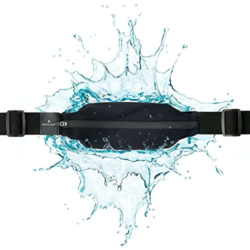 Slim Running Belt for Women & Men [Fits ALL Phones], Runners Fanny Pack for Men, Running Belt, Money Belt, Running Gear, Waist Bag Workout Gear, Fishing Belt, iPhone Running Phone Holder Waist Pack