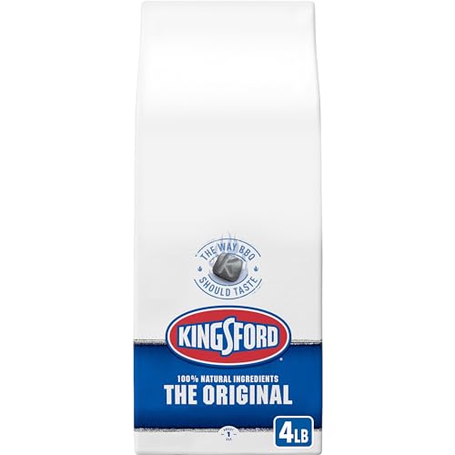 Kingsford Original Charcoal Briquettes, BBQ Charcoal for Grilling, 4 Pounds (Package May Vary)