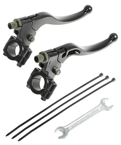 ESEWALAS Clutch Lever,Bike Brake Levers,Car Accessories 7/8' 22mm Left and Right Universal Clutch Brake Handle Levers Perch,Compatible with CRF50 XR50 Dirt Bike Motor Motocross Motorcycle