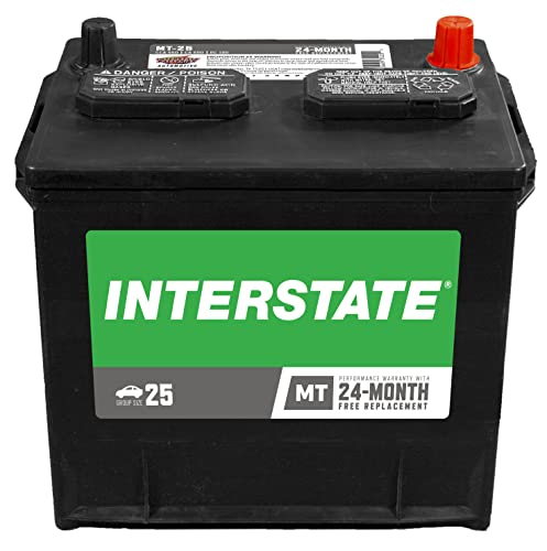 Interstate Batteries Group 25 Car Battery Replacement (MT-25) 12V, 550 CCA, 24 Month Warranty, Replacement Automotive Battery for Cars, Trucks, SUVs and Minivans