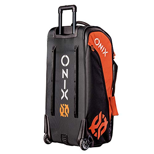 Escalade Sports ONIX KZ7400-PWDOB Pro Team Wheeled Duffle Bag - Orange/Black
