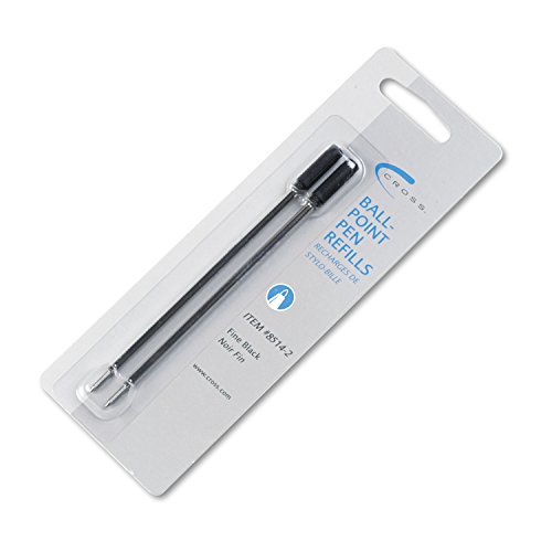 Cross Ballpoint Pen Refill - Black - Fine - Dual Pack